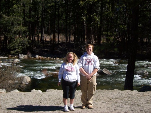 Kids by the river 