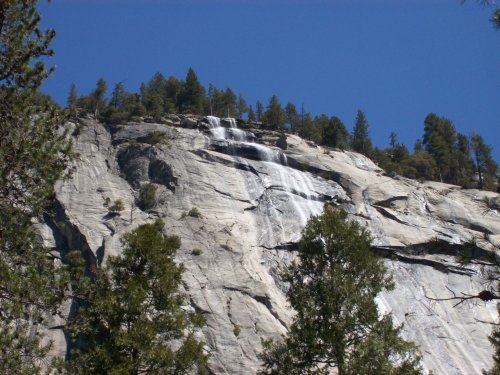 Waterfall near Ahwahnee Hotel 