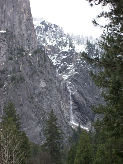 Waterfall on south side of valley 