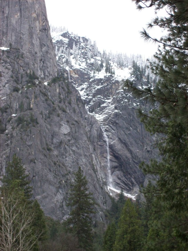 Waterfall on south side of valley 