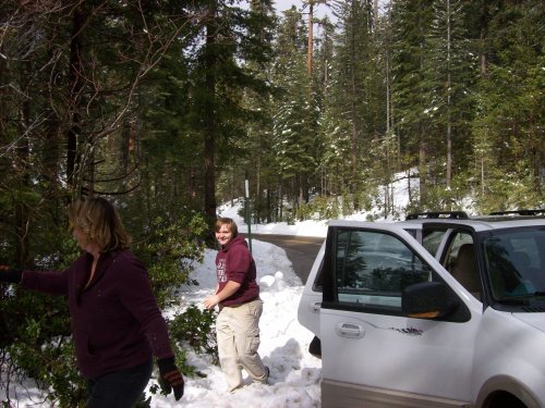 Last snowball fight of the season 