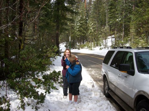 Last snowball fight of the season 