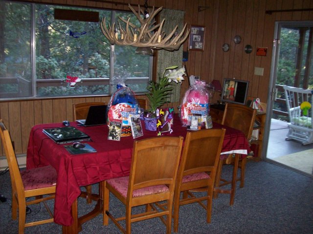Easter morning and the bunny has arrived 