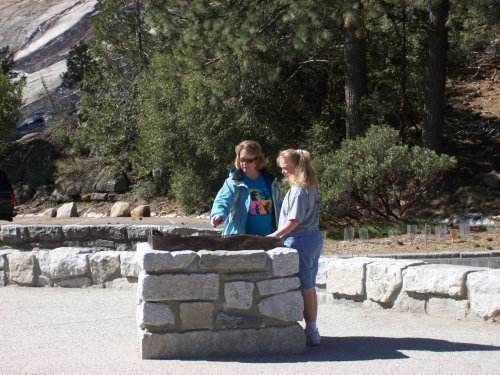 Lori & Melissa reviewing topographic map 