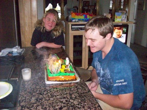 Still blowing out candles...... 