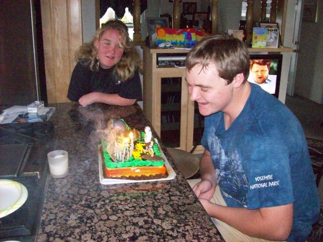 Still blowing out candles...... 