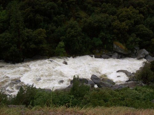Merced river rapids 