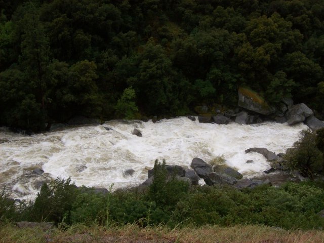Merced river rapids 