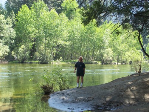 Melissa by the Merced River 