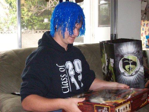 Jonny opening birthday presents 