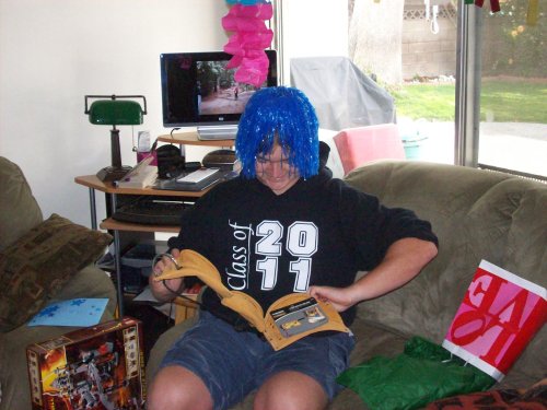 Jonny opening birthday presents 