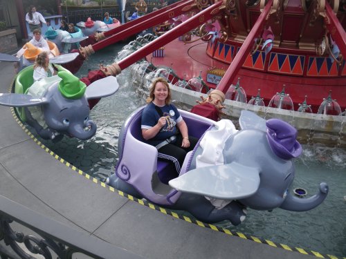 Family on Dumbo 