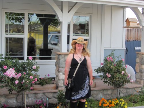 Melissa ready for her Cowboy Prom 