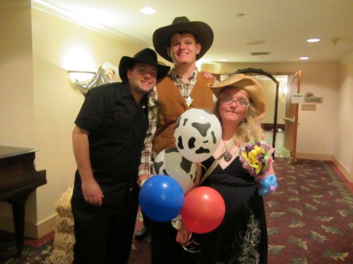 Missy and her buddies at the prom 
