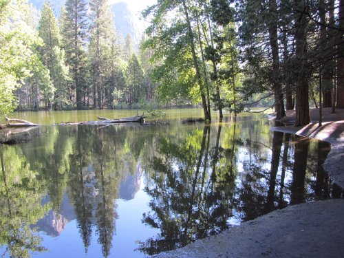 Merced River and flooding 