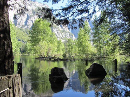 Merced River flooding 