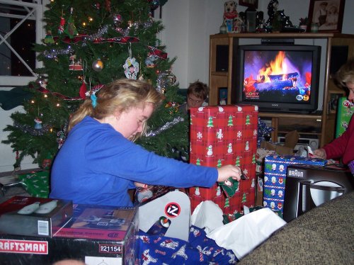 Jonny, mom and dogs 