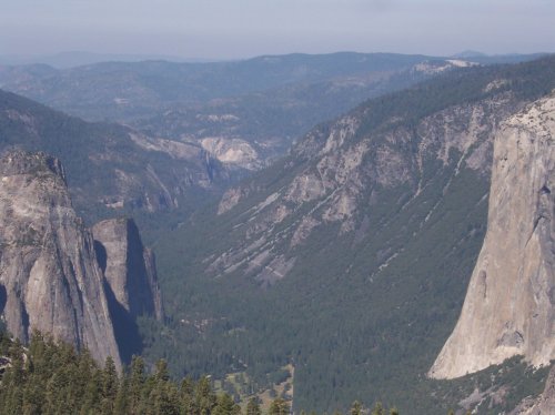 Yosemite Valley from Sentinel Dome 