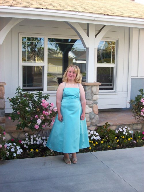 Melissa all dressed up 
