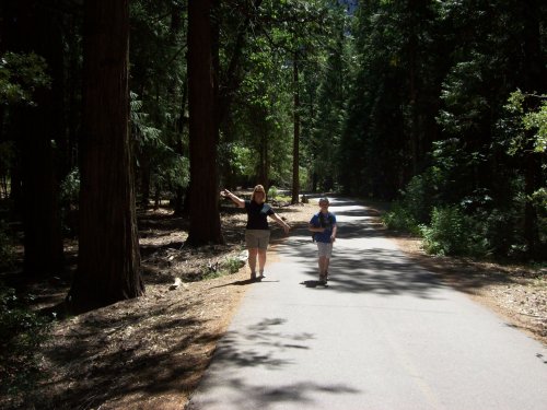 Lori & Lamar on the trail 