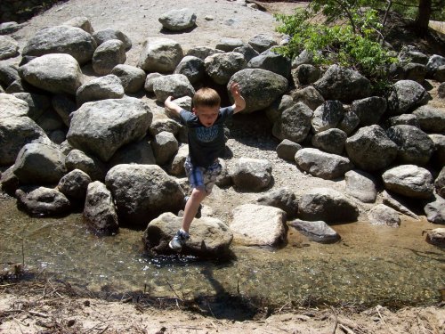Jake in mid jump 