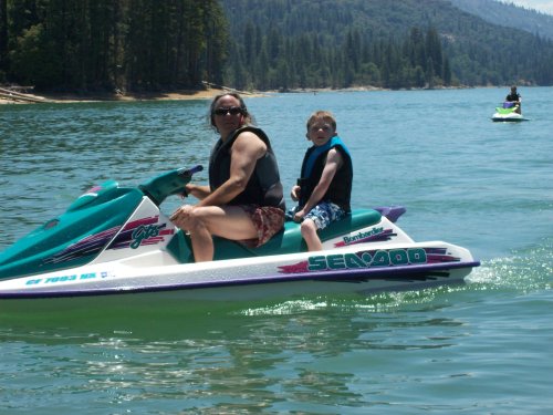 Jon & Jake returning from their jaunt 