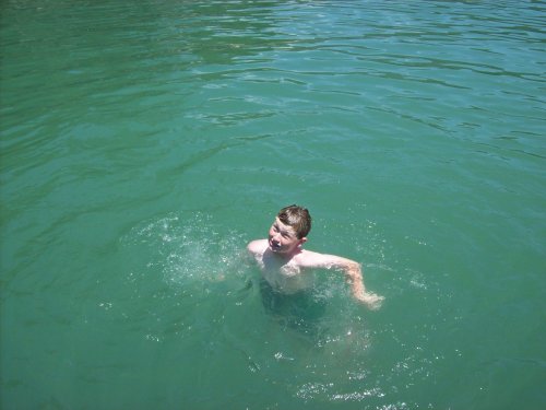 Lamar swimming 