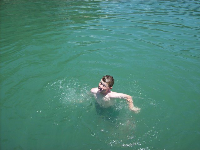 Lamar swimming 
