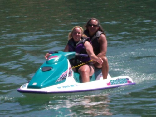 Melissa taking dad for a ride 