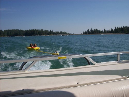 Shane & Kimmy on raft 