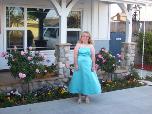 Melissa ready for the dance 