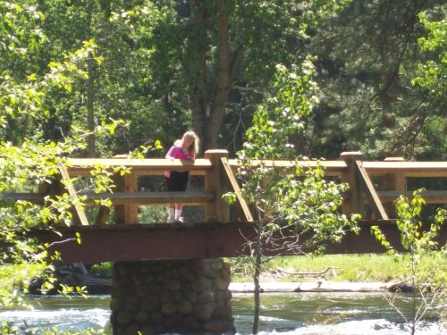 Melissa on bridge 
