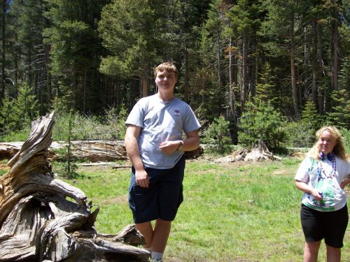 Jonny and Melissa in meadow 