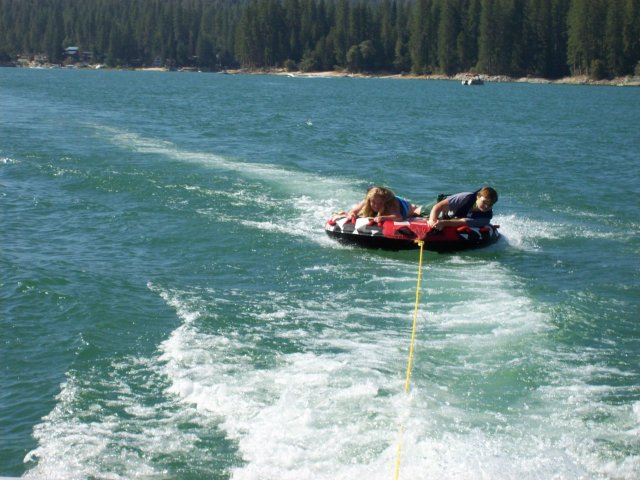 Jonny and Melissa on raft 