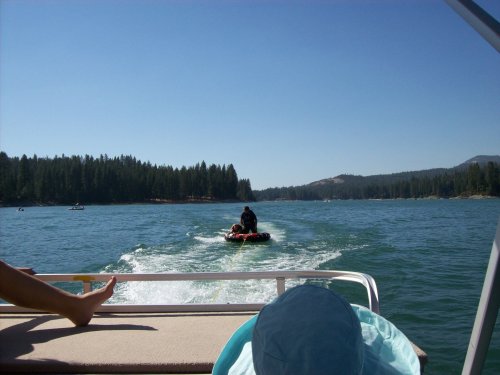 Jonny and Melissa on raft 
