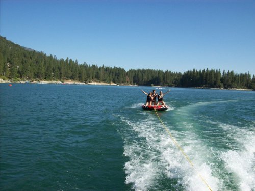 Shane and friends on raft 