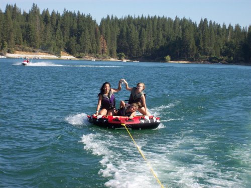 Shane and friends on raft 