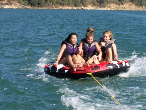 Shane and friends on raft 