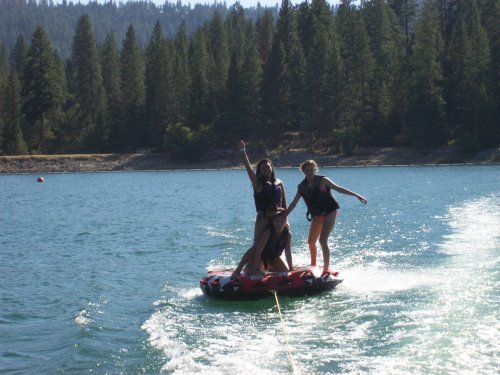 Shane and friends on raft 