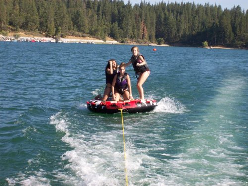 Shane and friends on raft 