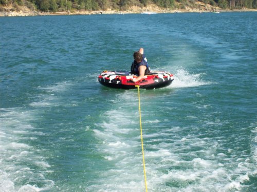 Jonny on raft 