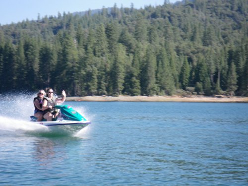 Mom and Missy just cruising by 