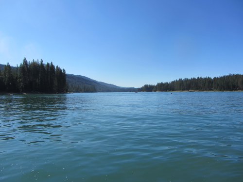 Bass Lake in the morning 