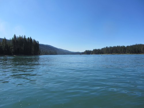 Bass Lake in the morning 