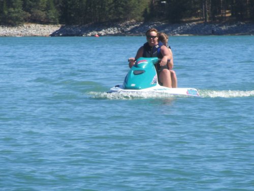 Jonny and Shane on Jet Ski 