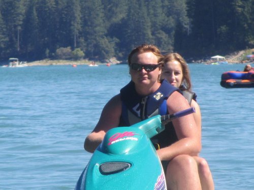 Jonny and Shane on Jet Ski 