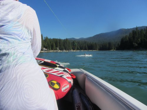 Shane learning how to ski 