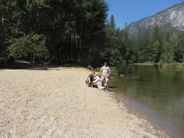 Mom, dad, Jonny and dogs 