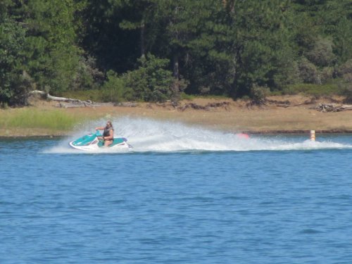 Lori on jet Ski 