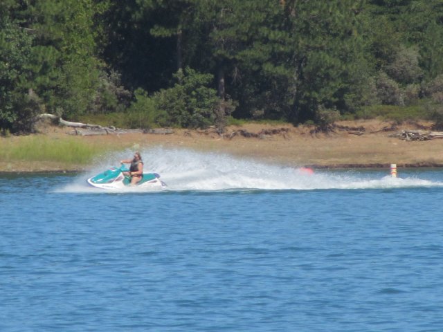 Lori on jet Ski 